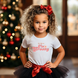 Camiseta De Bebé Fiesta de cumpleaños retro con margaritas