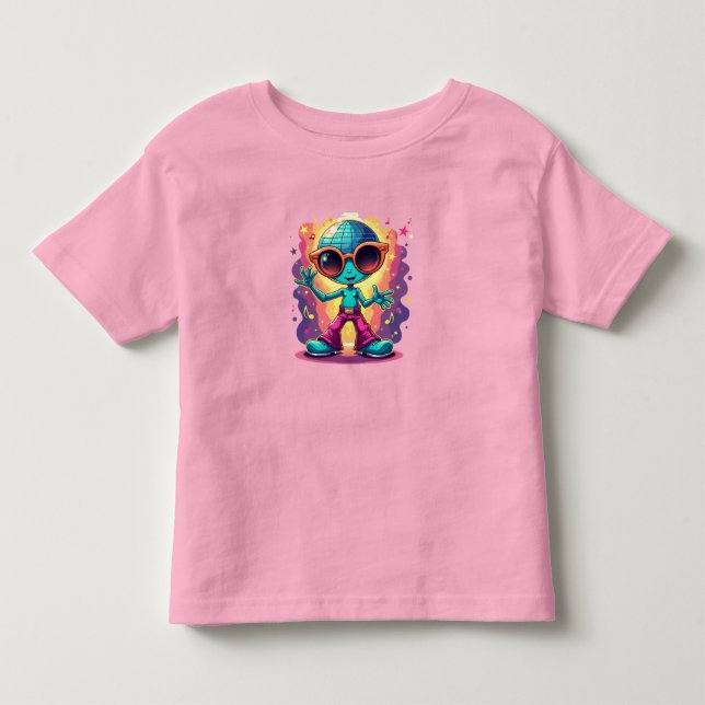 Camiseta De Bebé "Fiesta de danza extranjera bebé camiseta" (Anverso)