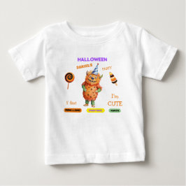 Camiseta De Bebé Fiesta de disfraces de Halloween monstruos diversi