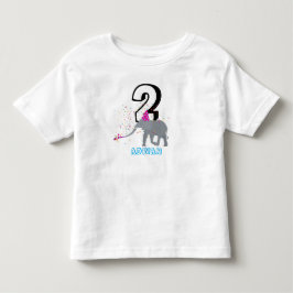 Camiseta De Bebé Fiesta de elefantes - Animales Chica de edad de na