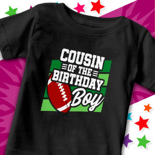 Camiseta De Bebé Fiesta de Fútbol Infantil Primo del Cumpleañero