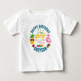 Camiseta De Bebé Fiesta de grupo | Moderna fiesta de cumpleaños tem