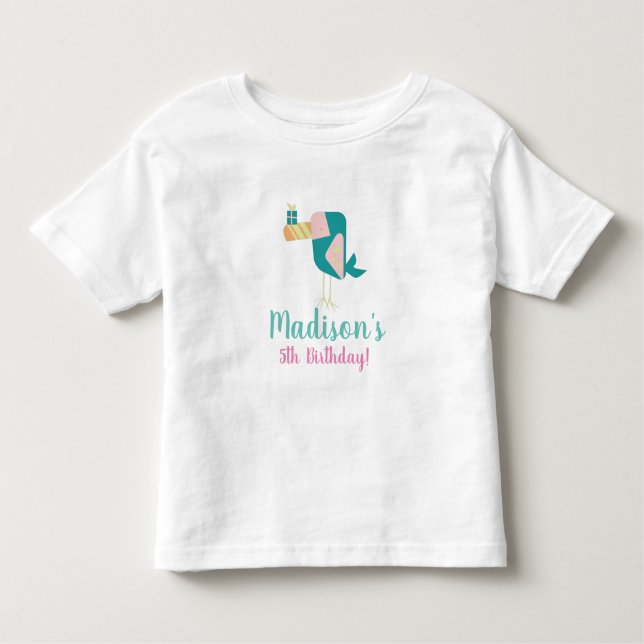 Camiseta De Bebé Fiesta de pájaro de verano Toucan Birthday, camise (Anverso)