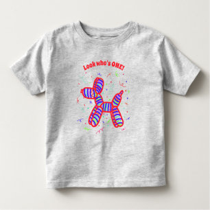 Camiseta De Bebé Fiesta de perro con globos aerostáticos personaliz