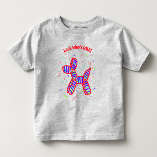 Camiseta De Bebé Fiesta de Perro de Globo Personalizada