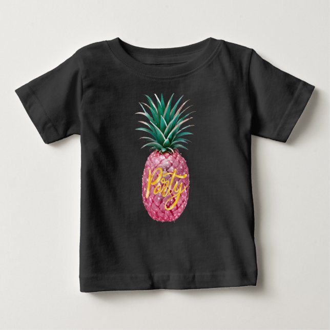 Camiseta De Bebé Fiesta de piña (Anverso)