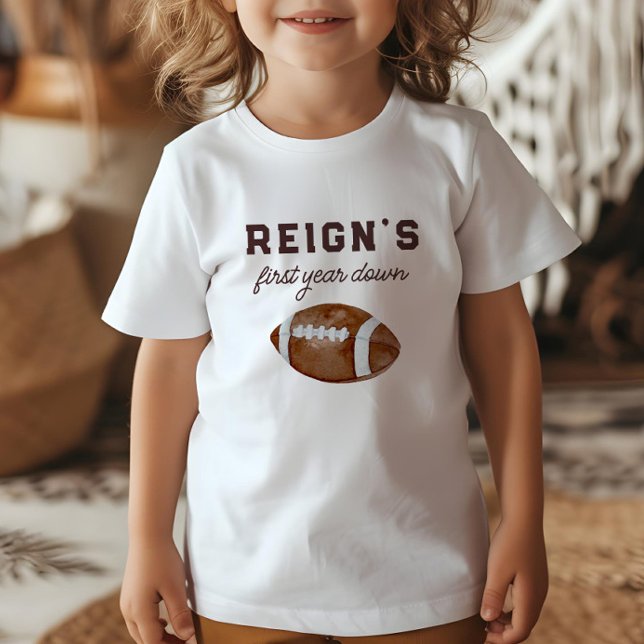 Camiseta De Bebé Fiesta de primer año y primer cumpleaños del fútbo (Subido por el creador)