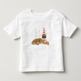Camiseta De Bebé Fiesta de Tigre - Animales en una Fiesta
