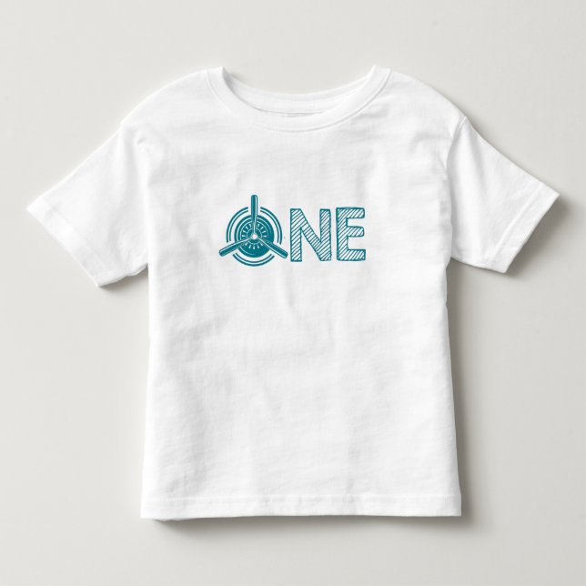 Camiseta De Bebé Fiesta del primer cumpleaños del avión (Anverso)