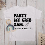 Camiseta De Bebé Fiesta En Mi Criba 2 AM | Cute Funny<br><div class="desc">Fiesta En Mi Criba 2 AM | Cama graciosa de bebé. ¿Buscando el regalo perfecto para la ducha de bebé? No busque más allá de esta Fiesta en My Crib 2 AM | Curiosa Camiseta Bebé. ¡Seguramente será un éxito con la futura madre y sus invitados!</div>