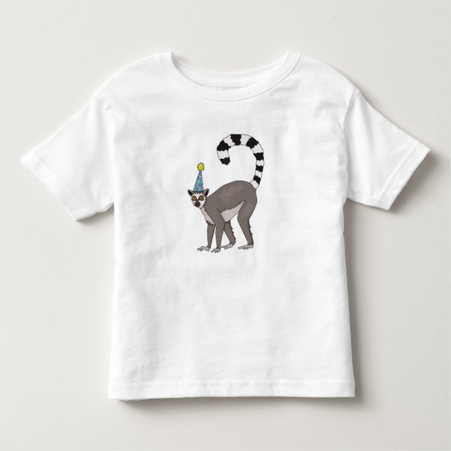 Camiseta De Bebé Fiesta Lemur (Anverso)