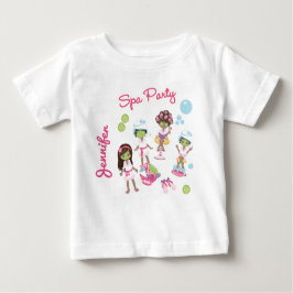 Camiseta De Bebé Fiesta lindo del tratamiento de la belleza del