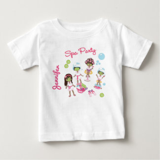 Camiseta De Bebé Fiesta lindo del tratamiento de la belleza del