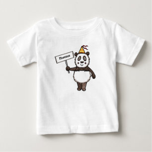 Camiseta De Bebé Fiesta Panda personalizado
