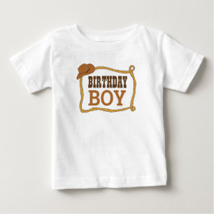 Camiseta De Bebé Fiesta temática del Rodeo Occidental Primera fies