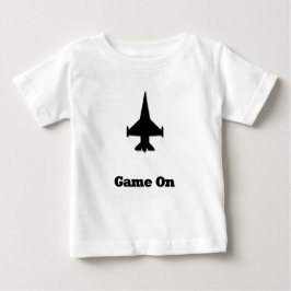Camiseta De Bebé Fighter Jet Game On