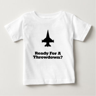Camiseta De Bebé Fighter Jet listo para un lanzamiento