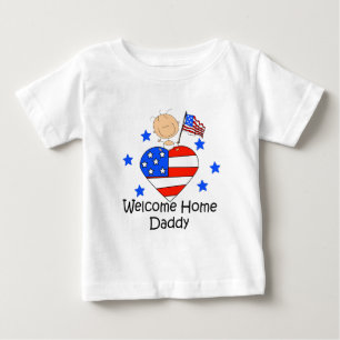 Camiseta De Bebé Figura casera agradable bebé del palillo del papá