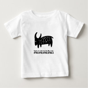 Camiseta De Bebé Figura con la imagen de un toro de los Mundari