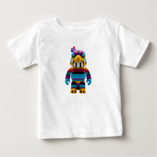 Camiseta De Bebé Figura de águila de diseñador vibrante con patrone