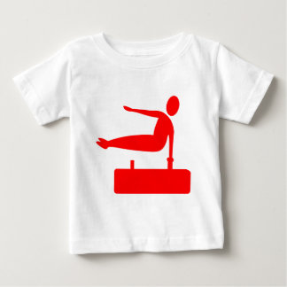 Camiseta De Bebé Figura de bóveda - Rojo