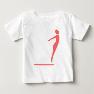 Camiseta De Bebé Figura de buceo - Rosa tropical