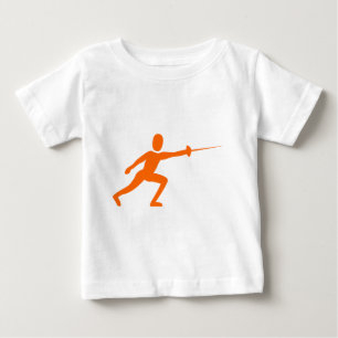 Camiseta De Bebé Figura de cercado - Naranja