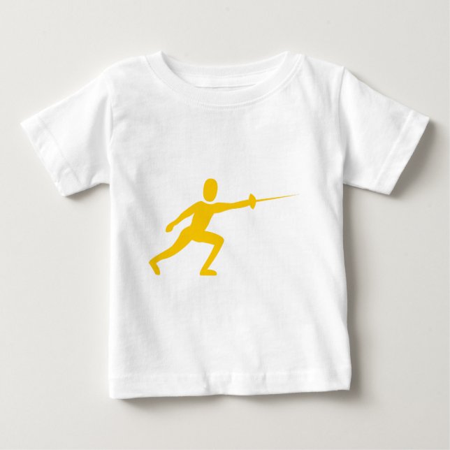 Camiseta De Bebé Figura de la valla - Ámbar (Anverso)