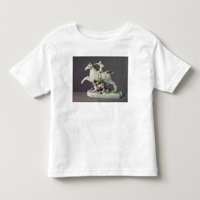 Camiseta De Bebé Figura de Longton Pasillo del Cupid que monta un (Anverso)