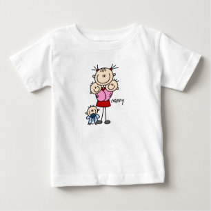 Camiseta De Bebé Figura de niñera