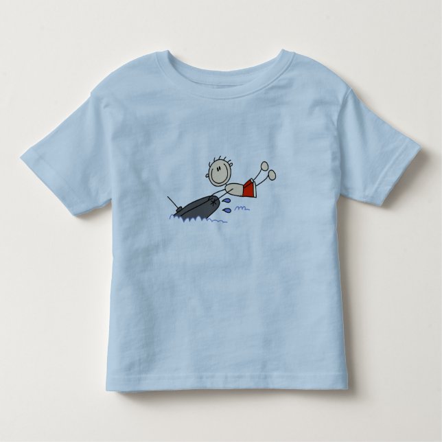 Camiseta De Bebé Figura del palillo de la tubería (Anverso)