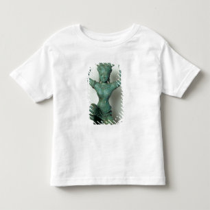 Camiseta De Bebé Figura femenina del arrodillamiento usada para