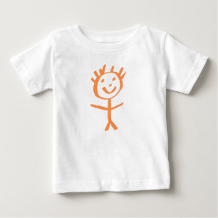 Camiseta De Bebé figura humana