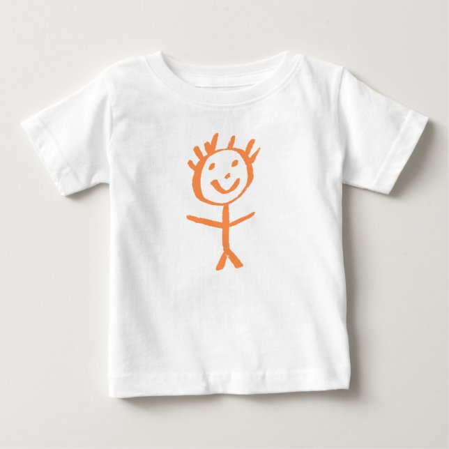 Camiseta De Bebé figura humana (Anverso)