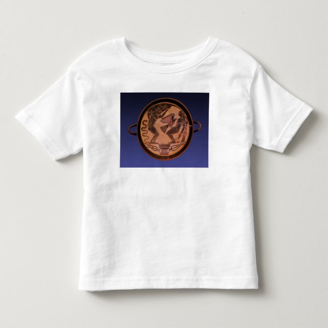 Camiseta De Bebé Figura negra kylix (Anverso)
