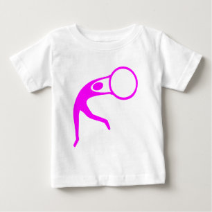 Camiseta De Bebé Figura Rítmica Gimnástica - Magenta