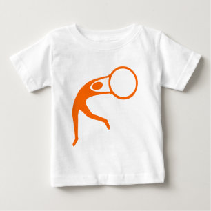 Camiseta De Bebé Figura rítmica gimnástica - Naranja
