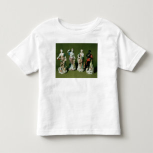 Camiseta De Bebé Figuras de la porcelana de Plymouth de los cuatro