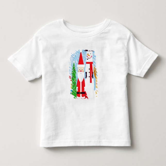 Camiseta De Bebé Figuras del navidad (Anverso)