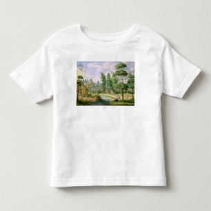 Camiseta De Bebé Figuras en los argumentos de una casa de campo