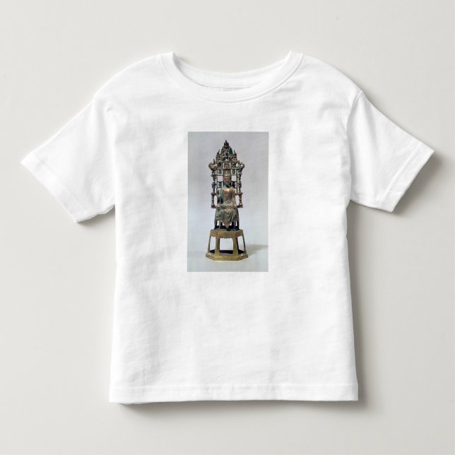 Camiseta De Bebé Figurilla de Buda en la meditación, Tang (Anverso)
