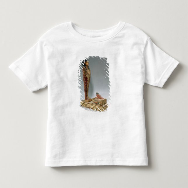 Camiseta De Bebé Figurilla de Osiris de Iahmes (madera pintada) (Anverso)