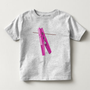 Camiseta De Bebé Fijación de la línea de lavado de ropa