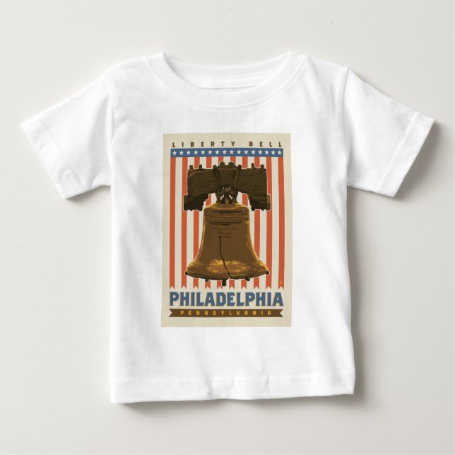 Camiseta De Bebé Filadelfia | Liberty Bell (Anverso)