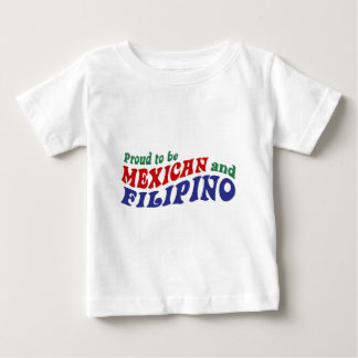 Camiseta De Bebé Filipino mexicano