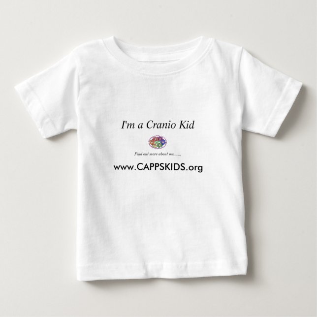 Camiseta De Bebé FinalLogo3, soy un niño de Cranio, (Anverso)