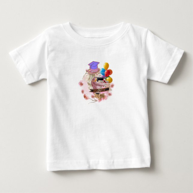 Camiseta De Bebé ¡Finalmente! Graduado de la promoción de 2026 (Anverso)
