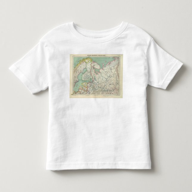 Camiseta De Bebé Finlandia y Rusia (Anverso)