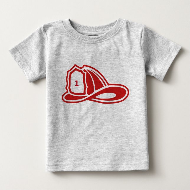 Camiseta De Bebé Fireman Helmet (Anverso)