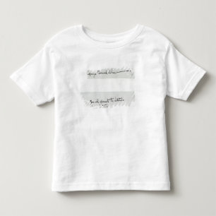 Camiseta De Bebé Firma de George Bernard Shaw